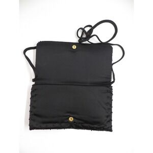 La Regale Beaded Clutch Womens Evening Bag Purse Handbag Satin Formal Elegant